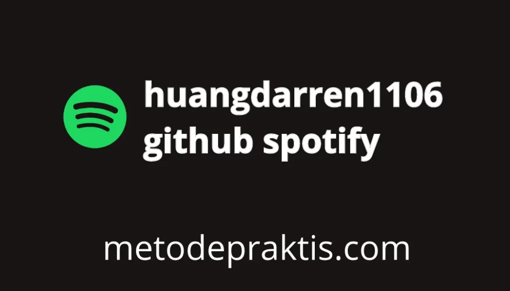 huangdarren1106-github-spotify
